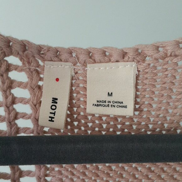 NWOT Anthropologie Madeira Eyelet back Sweater - Picture 6 of 7